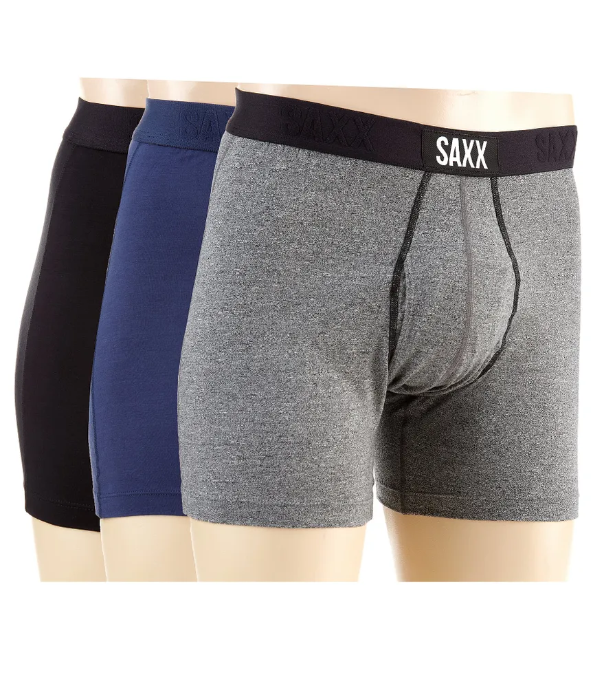 Saxx Men's Ultra Super Soft 2-Pk. Relaxed-Fit Fly Boxer Briefs