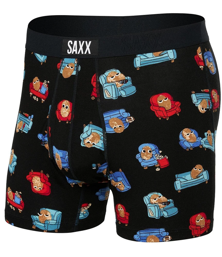 SAXX Ultra Super Soft Couch Potato 5#double; Inseam Boxer Briefs