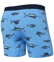 SAXX Ultra Super Soft Fish On Sale 5#double; Inseam Boxer Briefs