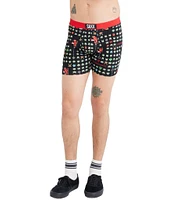 SAXX Ultra Super Soft Relaxed Christmas Sleigh Invaders Fit 5#double; Inseam Boxer Brief