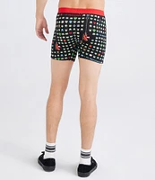 SAXX Ultra Super Soft Relaxed Christmas Sleigh Invaders Fit 5#double; Inseam Boxer Brief