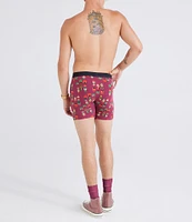 SAXX Ultra Super Soft Relaxed Fit Christmas Nutcracker 5#double; Inseam Boxer Briefs