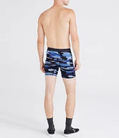 SAXX Vibe Xtra Cloudbank Camouflage 6#double; Inseam Boxer Briefs