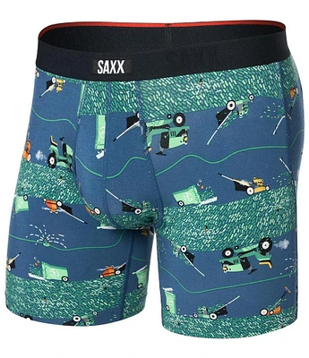 SAXX Vibe Xtra Slim Lawn Equipment Printed 6#double; Boxer Briefs