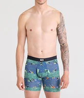 SAXX Vibe Xtra Slim Lawn Equipment Printed 6#double; Boxer Briefs