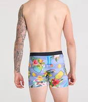 SAXX Volt Pickleball-Themed Striped/Tropical Floral 5#double; Boxer Briefs