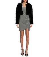 Say What Long Sleeve Faux Fur Jacket