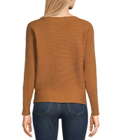 Say What Ribbed Dolman Sleeve Sweater