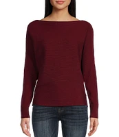 Say What Ribbed Dolman Sleeve Sweater