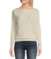 Say What Ribbed Dolman Sleeve Sweater