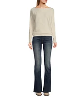 Say What Ribbed Dolman Sleeve Sweater