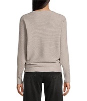 Say What Ribbed Dolman Sleeve Sweater