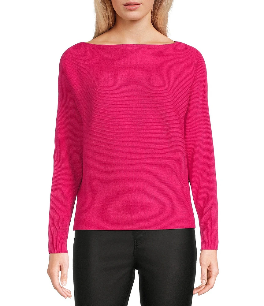 Say What Ribbed Dolman Sleeve Sweater