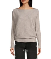 Say What Ribbed Dolman Sleeve Sweater