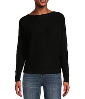 Say What Ribbed Dolman Sleeve Sweater