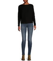 Say What Ribbed Dolman Sleeve Sweater