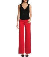 Say What Sleeveless Hook & Eye Vest