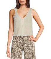 Say What Sleeveless Hook & Eye Vest