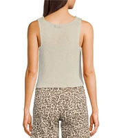 Say What Sleeveless Hook & Eye Vest