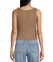 Say What Sleeveless Hook & Eye Vest