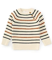 Scene&Heard Baby Boys 3-24 Months Multi Stripe Long Sleeve Sweater