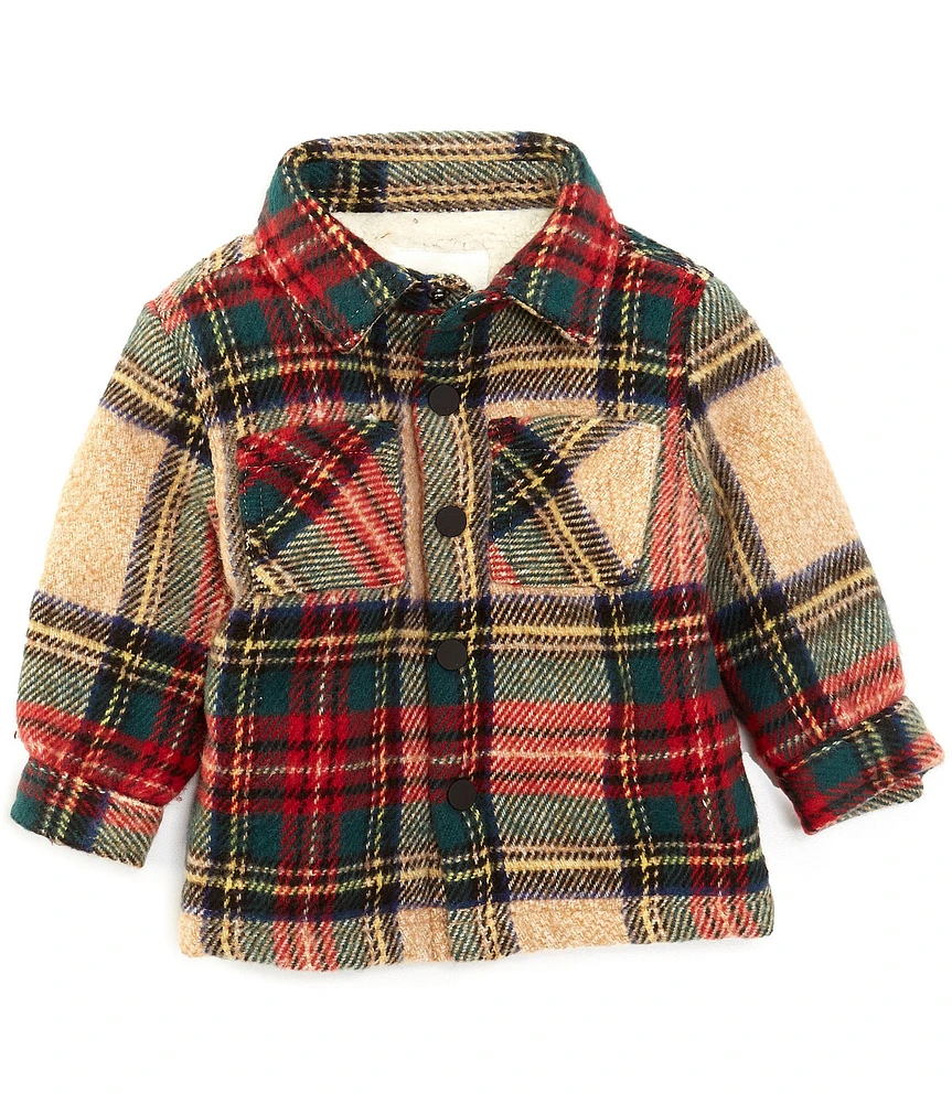 Scene&Heard Baby Boys 3-24 Months Plaid Snap-front Flannel Jacket