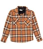 Scene&Heard Big Boys 8-20 Long Sleeve Bright Plaid Sport Shirt