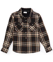 Scene&Heard Big Boys 8-20 Long Sleeve Plaid Sport Shirt