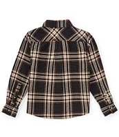 Scene&Heard Big Boys 8-20 Long Sleeve Plaid Sport Shirt