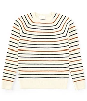 Scene&Heard Big Boys 8-20 Long Sleeve Stripe Crew Neck Sweater