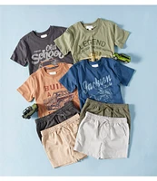 Scene&Heard Big Boys Pull-On Elastic Ripstop Shorts