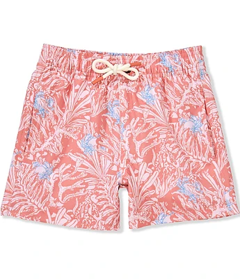 Scene&Heard Big Boys 8-20 Seaweed Crab Swim Trunks