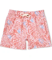 Scene&Heard Little Boys 8-20 Seaweed Crab Swim Trunks