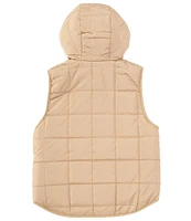 Scene&Heard Big Boys 8-20 Sherpa Lined Reversible Hooded Vest