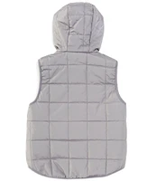 Scene&Heard Big Boys 8-20 Sherpa Lined Reversible Hooded Vest