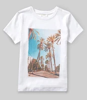 Scene&Heard Big Boys 8-20 Short Sleeve Palm Screen T-Shirt