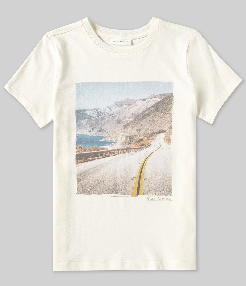 Scene&Heard Big Boys 8-20 Short Sleeve Road Screen T-Shirt