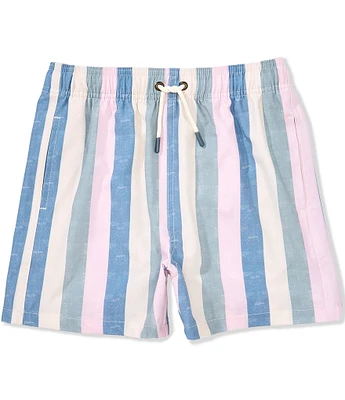 Scene&Heard Big Boys 8-20 Stripe Swim Trunks