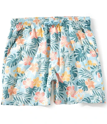 Scene&Heard Big Boys 8-20 Tropical Seersucker Shorts