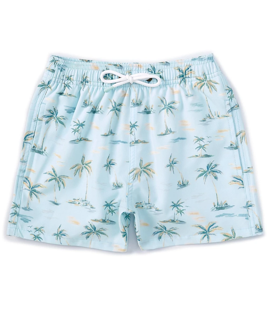 Scene&Heard Big Boys 8-20 Tropical Scene Swim Trunks