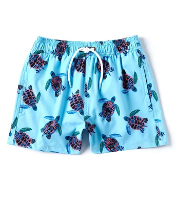 Scene&Heard Big Boys 8-20 Turtle Swim Trunks