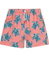 Scene&Heard Big Boys 8-20 Turtle Swim Trunks