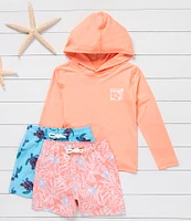 Scene&Heard Little Boys 2T-7 Hooded Rashguard
