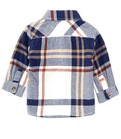 Scene&Heard Little Boys 2T-7 Long Sleeve Plaid Woven Shirt