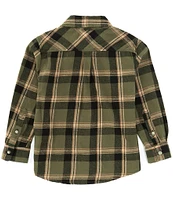 Scene&Heard Little Boys 2T-7 Long Sleeve Plaid Woven Shirt