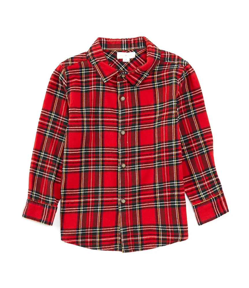 Scene&Heard Little Boys 2T-7 Plaid Sport Shirt