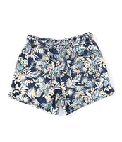 Scene&Heard Little Boys 2T-7 Pull-On Botanical Print Shorts