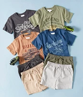 Scene&Heard Little Boys Pull-On Ripstop Shorts