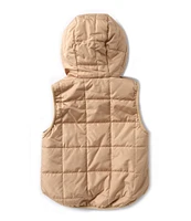 Scene&Heard Little Boys 2T-7 Sherpa Lined Reversible Hooded Vest