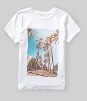 Scene&Heard Little Boys 2T-7 Short Sleeve Palm Screen T-Shirt